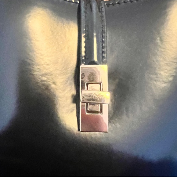 H&M Glossy Black Shoulder Bag - Picture 3 of 4